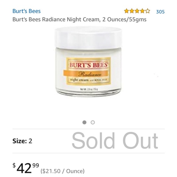 BURTSBEES RADIANCE CREAM - Picture 2 of 10